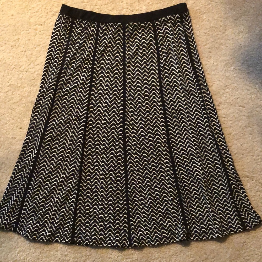 Black and white skirt